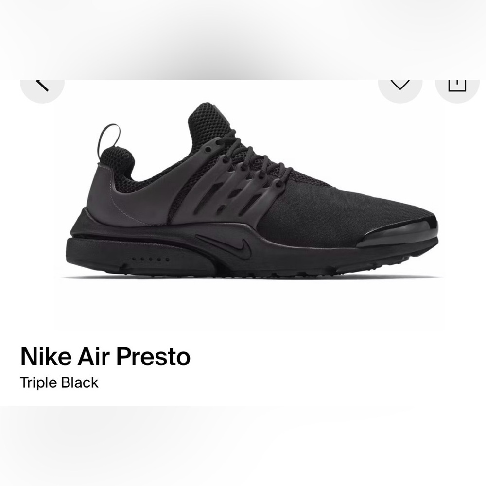 Nike Air Presto women’s  Black Sneakers